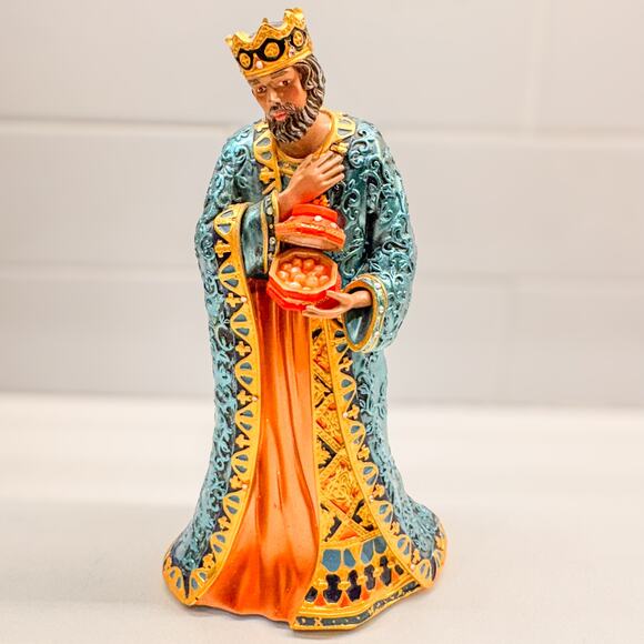 Vintage King Caspar, The Jeweled Nativity Collection by Hawthorne Village - Picture 1 of 6